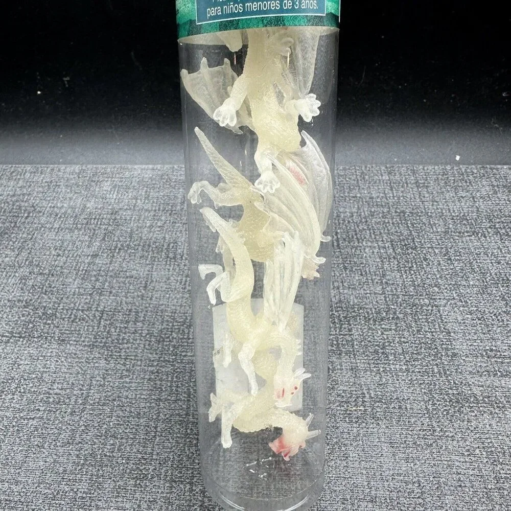 Glow In The Dark Dragons Toob Mini Figures Safari Ltd Ages 3+ 679304 6 Pcs